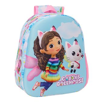 Mochila Disney Gabby'S Dollhouse 3D 2024 | 33X27X10cm - 1