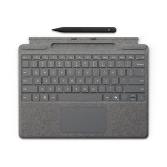 Teclado para Dispositivos Móveis Microsoft Surface Pro Keyboard + Slim Pen | Platina - 1