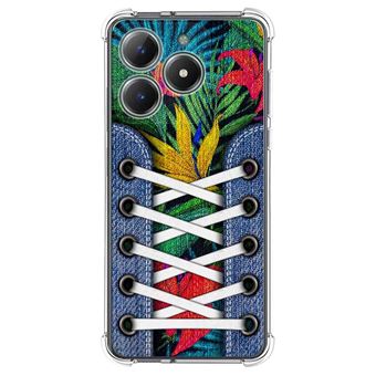 Capa TUMUNDOSMARTPHONE de silicone à prova de choque para Realme Note 60 Sneakers Design 12 Desenhos - 1