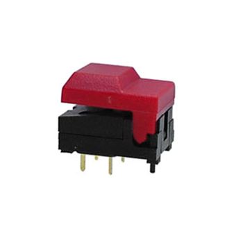 Interruptor de Pressão Teimoso Velleman Tecla Preta sem LED 86A15 - 1