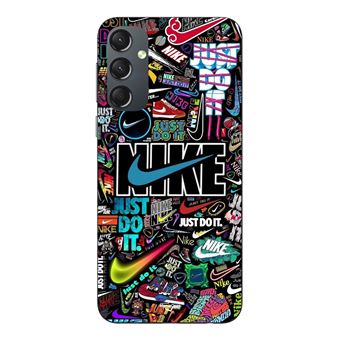 Capa Maniacase para Samsung Galaxy A34 | Nike Air colorido estilo Just Do It Pikachu Goku - 1