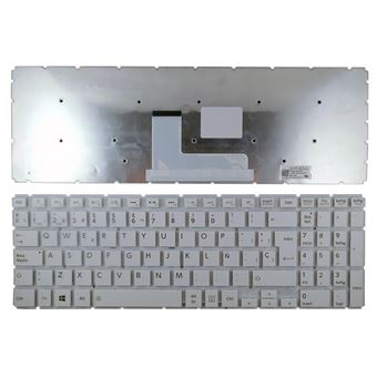 Teclado para Computador Portátil Toshiba Satellite Nsk-V91Sq Aebliu00120 9Z.Nbcsq.101 Branco - 1