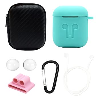 Capa Silicone WISETONY choque Terno WISETONY para Apple AirPods Verde - 1
