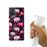 Capa Hapdey para Samsung Galaxy A71 | Silicone Flexível em TPU | Design Padrão brilhante de elefantes cor de rosa e vermelhos - Transparente_3