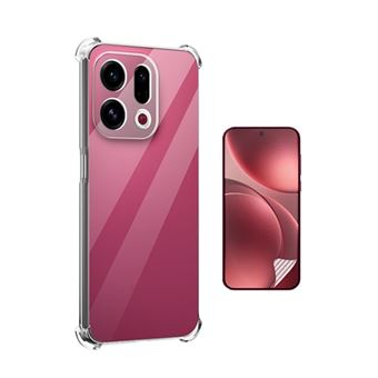 Kit Capa Superprotect Anti-Shock + Pelicula Hydrogel Frente PHONECARE para Oppo Find X9 - Transparente - 1