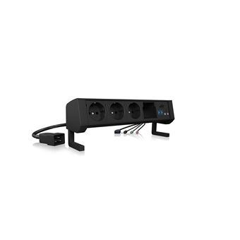 Hub de interface icy box ib-ts301-5 usb 3.2 gen 1 (3.1 gen 1) type-a 5000 mbit/s preto