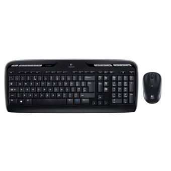 Teclado Wireless + Rato Logitech Wireless Combo MK330 | Idioma: Inglês US | Preto - 1