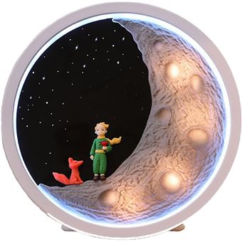 Candeeiro Lua Principezinho com Coluna OnLike | Branco - 1