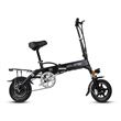 Bicicleta elétrica dobrável SOLOMO M6 | Liga de Alumínio | 40km | BMS | 250W | LED | USB - Preto