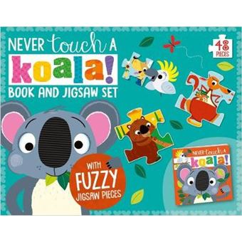 Never Touch A Koala Book And Touch And Feel Jigsaw Boxset - 1