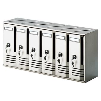 Caixa de Correio de Parede Alubox 2736040 | Prateado - 1