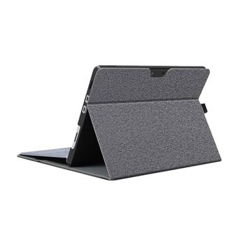 Capa De Fólio Avizar Para Microsoft Surface Pro 8 Stand Ultra-Fino Tecido Cinzento - 1