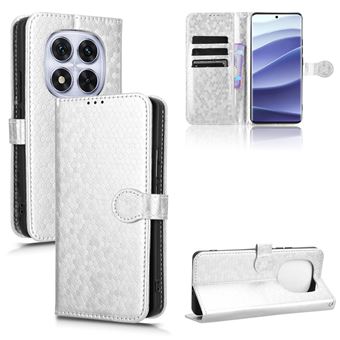 Capa FOXDOCK para Xiaomi Redmi Note 14 Pro Plus 5G | Fecho Magnético | TPU Macio | Compartimentos para Cartões | Prata - 1