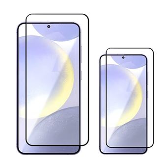 Kit 2 Vidros Premium Full Cover Phonecare Para Samsung Galaxy S25 - Transparente/Preto - 1
