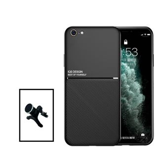 Kit G4M Capa Traseira Magnética Anti Choque + Suporte Magnético Com Pernas para Apple iPhone SE 2022 - Preto - 1