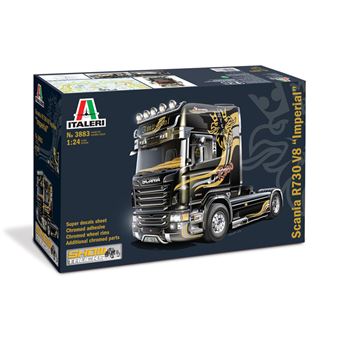 Modelo de veículo terrestre Italeri Scania R730 V8 Topline ?Imperial? - 1