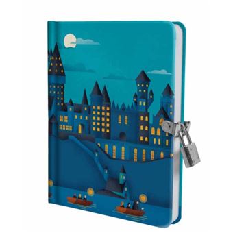 Harry Potter Hogwarts Castle At Night Lock And Key Diary - 1