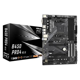 Motherboard Asrock B450 Pro4 R2.0 - 1