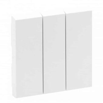 Tecla Tripla LEGRAND NL-STEP | branco - 1