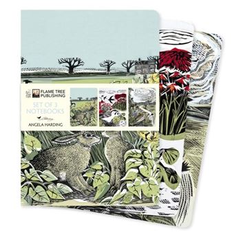 Angela Harding Set Of 3 Standard Notebooks By Flame Tree Publishing - 1