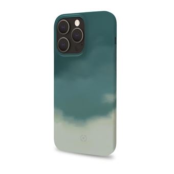 Capa para Telemóvel Celly WATERCOLOR iPhone 13 Pro | Verde - 1