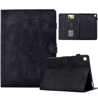 Capa ZURSANA para Samsung Galaxy Tab A9+/A9 Plus de 11 " 2024 SM-X210/X216/X218 | Flip | Estampado de Gatos | Suporte Ajustável | Preto - 1