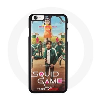 Capa Maniacase para Iphone 5 Squid Game Doll Red Light Verde Light - 1