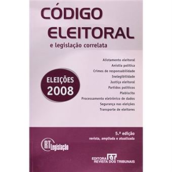 Codigo Eleitoral E Legislacao Correlata - 1