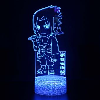 Lâmpada 3D HSMY | Infantil | Multicolorido com Controlo Remoto | Naruto | 961 - 1