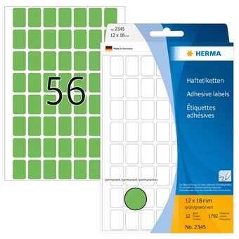 Etiqueta Autocolante HERMA 2345 | Verde - 1