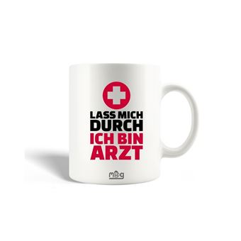 Caneca Maniacase Lasst mich durch ich bin Arzt - 1