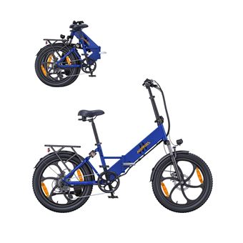 Bicicleta Elétrica HillMiles Mile 2 | 350W | 36V13Ah | Rodas 20 " | Travões Hidráulicos Duplos | Azul - 1