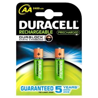Pilha Duracell 2xAA 2400mAh - 1