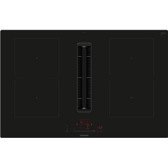 Placa de Indução Siemens ED811HGA7: ED811HQ26E+HZ9VDSB2 | Elétrica | 80.2 cm | 4 Zonas | Preto - 1