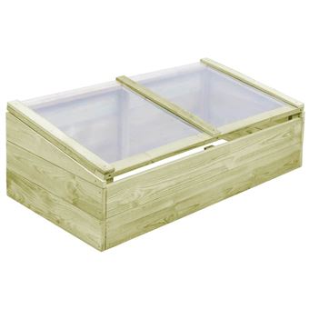 Estufa vidaXL em Pinho Impregnado Fsc 100X50X35 Cm - 1