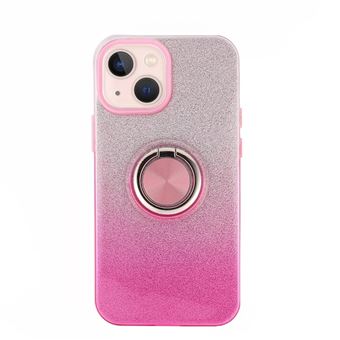 Capa MisterCapas para iPhone 14 Plus Brilhante com íman e anel | Rosa - 1