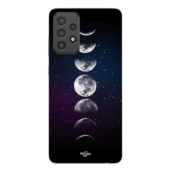 Capa Maniacase para Samsung Galaxy A72 | Lua Fase noite estrelada - 1