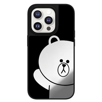 Capa de Silicone com Nizzoe SM-18 para iPhone 14 PRO MAX - Espelho Prata - 1