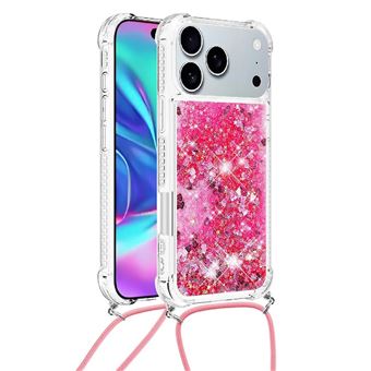 Capa FLOODKING para iPhone 17 Pro Max   | Corda Ajustável | Proteção Anti-Queda | Proteção da Lente | Rosa - 1