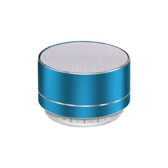 Mini Coluna Bluetooth Goeik | Porta USB | Leitor de Cartões Micro SD - Azul - 1