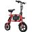 Bicicleta Elétrica Dobrável INMOTION P1S | BMS | 350W | USB | 6000mAh | 20-25km - Vermelho_2