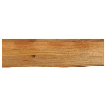 Tampo de mesa vidaXL | com borda viva | 110x30x2,5 cm | mangueira maciça - 1