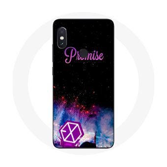 Capa Maniacase para Xiaomiredmi Note 5 Ai Dual Camera Exo Groupe K-Pop Logotipo Música Promise - 1