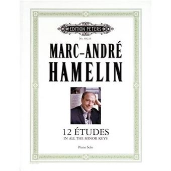 Partitions classique EDITION PETERS HAMELIN MARC-ANDRÉ - ÉTUDES FOR PIANO - PIANO Piano - 1