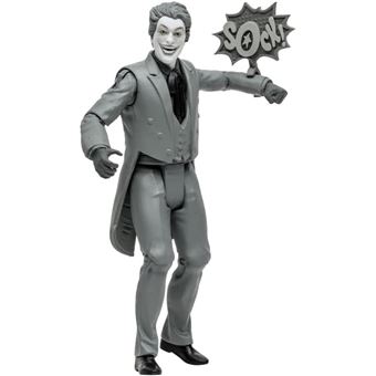 Figura McFarlane Joker Preto e Branco Série TV Clássica DC | 15 cm - 1