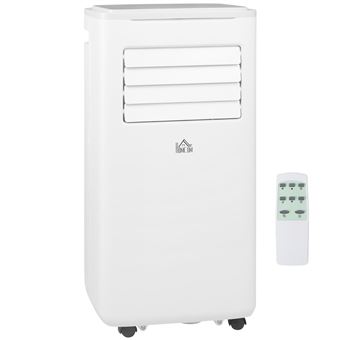 Ar Condicionado Portátil HOMCOM | 35,3x35x72,5 cm - Branco - 1