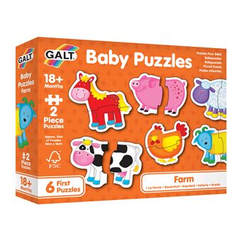 Puzzle Galt Toys No License BABY PUZZLES - FARM - 1