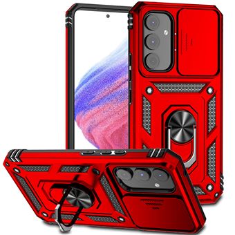 Capa de Proteção Militar Magnética Nanlin com Janela Deslizante para Samsung Galaxy S25Ultra | Vermelho - 1