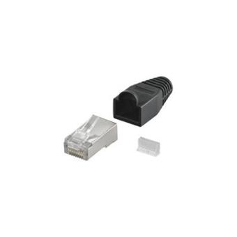 Wentronic CAT 5 RJ45/8P8C Plug Black - 1