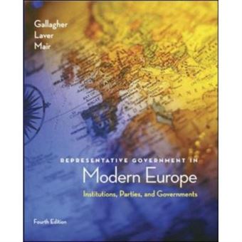 Representative Government in Modern Europe - 1